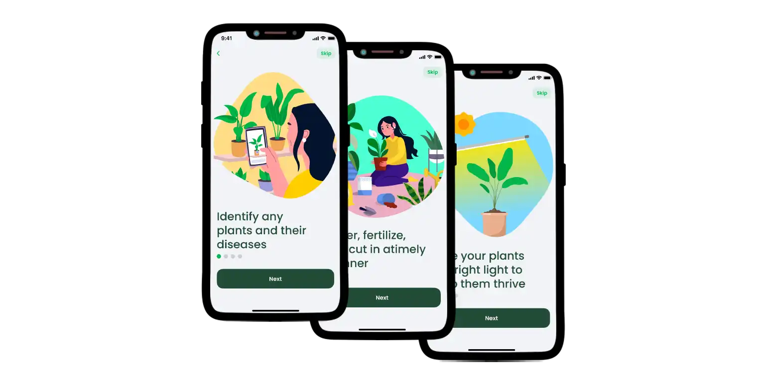 The AI Plant Finder app promo photo